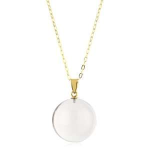  Charmed Circle Crystal Ball Pendant: Jewelry