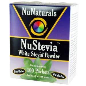 NuNaturals NuStevia White Stevia Powder Grocery & Gourmet Food