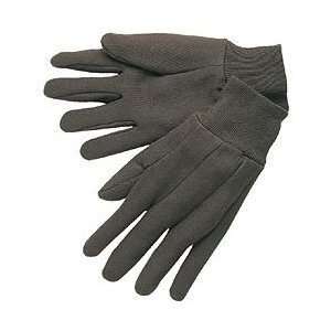  1 Pair Brown Cotton Jersey Work Gloves NEW