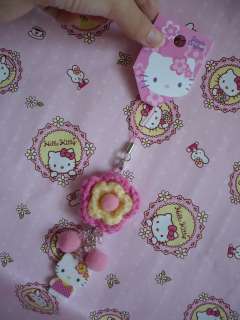 Sanrio Hello Kitty Flower Mobile Cell Phone Strap 2008  