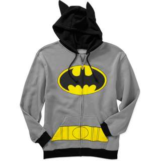 DC Comics: Batman The Dark Knight Zip Up Costume Hoodie  