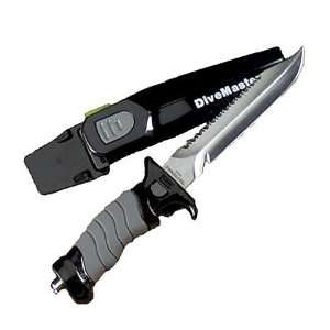  DiveMaster Super Assault Knife with Black Case Sports 