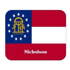  US State Flag   Nicholson, Georgia (GA) Mouse Pad 