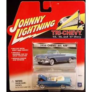  Johnny Lightning Tri Chevy 1956 Chevy Bel Air Conveertable 