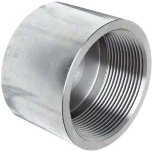  Stainless Steel 316 Pipe Fitting, Cap, Class 1000, 1 1/2 