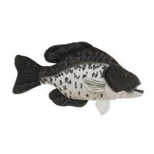    7 Black Crappie Fish Plush Stuffed Animal Toy Toys & Games