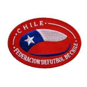  CHILE SOCCER SHIELD PATCH: Sports & Outdoors