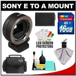  Sony Alpha LA EA1 Lens Adapter (A mount to E mount) with 