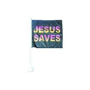  Car Flag Jesus Saves