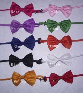 NEW Rayon Kid Baby Boy Neck BOW Tie Gift Colors you pick  