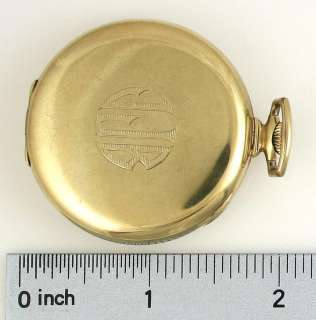 QUALITY HAMILTON GOLD FILLED OPEN FACE POCKET WATCH  