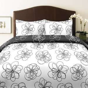  City Scene Branches Comforter Set in Chocolate   Twin 