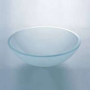   17 Round Vessel Sink in Crystal / Tempered 420102 L