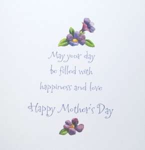 Carol Wilson Mothers Day Card, Gardening Basket, Die Cut CG1379 