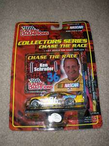 2001 RC Ken Schrader Snickers Chase the Race 1:64 Car  