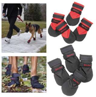   Dog Boots Water Resistant Booties for Snow Ice Mud Hot Asphalt  