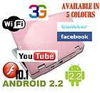 New Cheap 7 inch PINK LAPTOP Android 2.2 Mini Notebook PC Netbook 