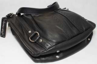 New NWT B Makowsky Glove Leather Handbag Purse Tote Hobo North South 