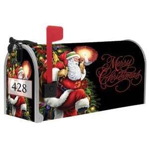  Santas Chrismtas Magnetic Mailbox Cover w Street Number 
