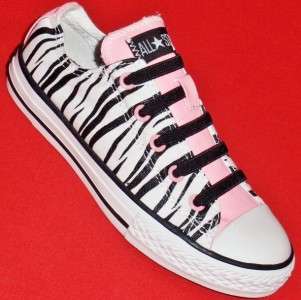   Zebra CONVERSE DOUBLE GLOW IN DARK Fashion Sneakers Shoes sz 1  
