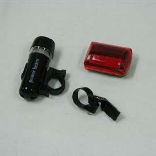 Bike Bicycle Torch 5 LED Head Light +5 Tail Rear Lamp  