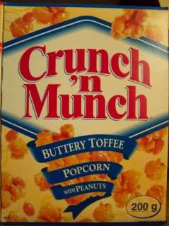 CRUNCH N MUNCH POPCORN WITH PEANUTS various flavours  