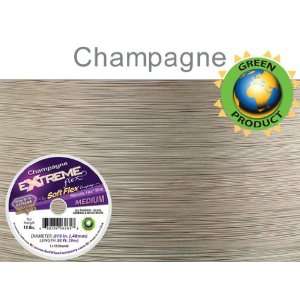 Soft Flex Extreme Beading Wire    Champagne .019 30 ft 