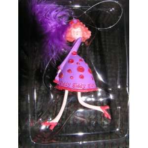   : Glitter Girls Purple Power Girl Christmas Ornament: Home & Kitchen