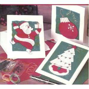  Bucilla 84899 Christmas Holiday Felt Card Kit Christmas 