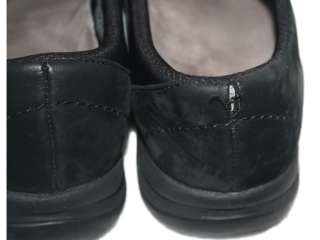 Women Ladies Merrell Topo Curve Black Slip On Leather Suede 7 37.5 