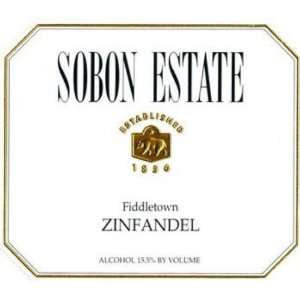  2008 Sobon Estate Fiddletown Zinfandel 750ml Grocery 