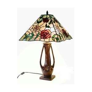  Tiffany style Rose Table Lamp: Electronics