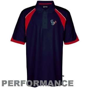   Texans Navy Blue Field Classic Performance Polo