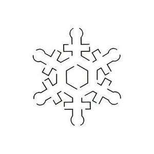  Quilt Stencil Snowflake   3 Pack