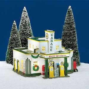  Department 56 Snow Village Holly Brothers Garage 