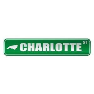   CHARLOTTE ST  STREET SIGN USA CITY NORTH CAROLINA