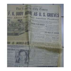   Kennedy Assassination, Kansas City Newspaper: Everything Else