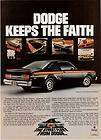 1978 Dodge Aspen R/T Sport Pak Photo color print ad