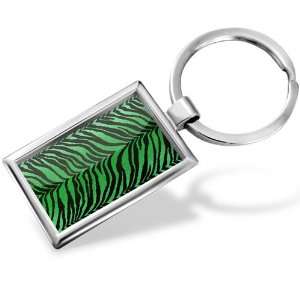  Keychain Tiger cat skin green   Hand Made, Key chain 
