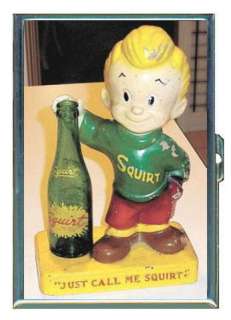 Squirt Soda Old Store Display ID Holder, Cigarette Case or Wallet 