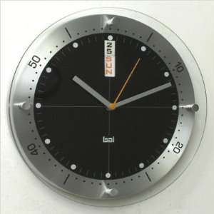  Bai Design 794.DB 12 Timemaster Wall Clock in Black
