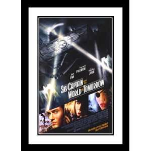  Sky Captain and the World 20x26 Framed and Double Matted Movie 