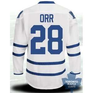 Toronto Maple Leafs Authentic NHL Jerseys #28 Colton Orr White Hockey 