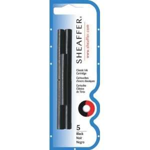  Sheaffer Skrip Fountain Pen Ink Cartridges Black   Pack of 