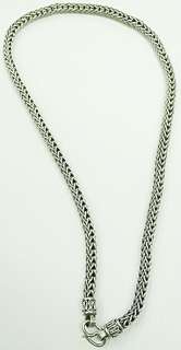 MENS NECKLACE 925 STERLING SILVER BALI CHAIN 20 6mm  