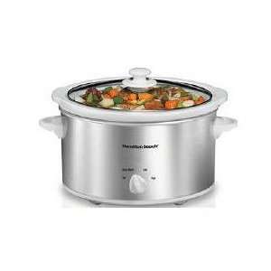  Beach Oval 4 Qt. Slow Cooker Stainproof and Removable for Tabletop 