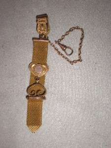 WONDERFUL ANTIQUE GOLD PLATE WATCH FOB  