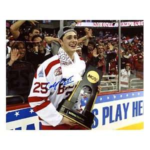 Colby Cohen Autographed / Signed Holding NCAA National Champion Trophy 