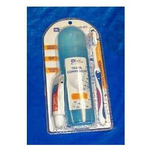   Plastic Case, Toothbrush & Toothpaste