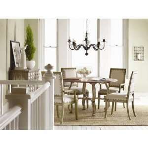  Sanctuary Round Dining Table in Dune & Beach